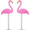 Pink Flamingo Lawn Ornaments for Home and Yard Decor (27 in, 2 Pack)